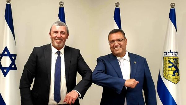 הרב רפי פרץ נפגש עם ראש עיריית ירושלים