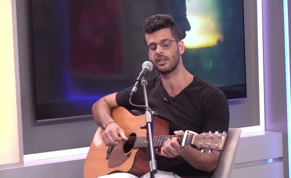 צפו: אוהד דרשן בביצוע מיוחד באולפן סרוגים