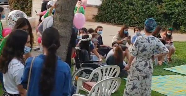 צפו: החגיגות המרגשות בצל הסרטן האלים והקורונה