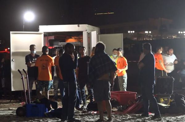 נמשכים החיפושים אחר הנער שנעלם בים. צפו בתיעוד