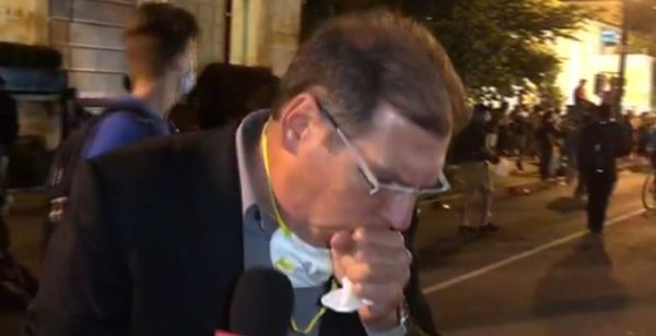 "קשה מאוד לנשום": כתב חדשות 13 נחנק בשידור.צפו