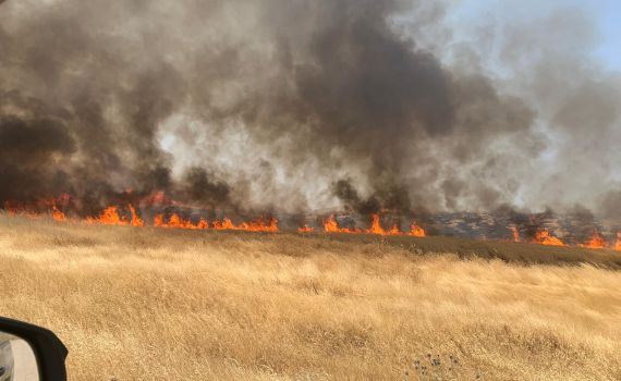 שריפה בבנימין; נסיונות למנוע התפשטות לבסיס מג"ב