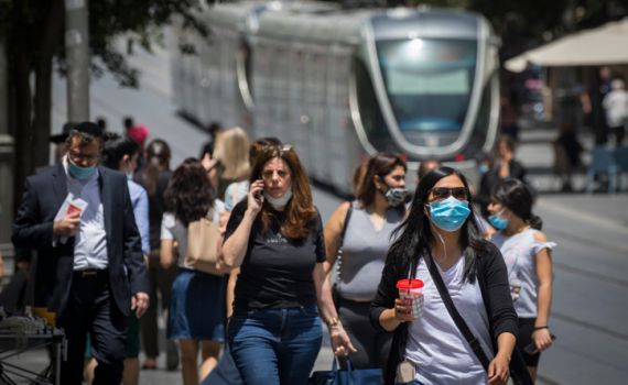 בתוך יממה 175 נדבקים בקורונה. גל אכיפת מסכות
