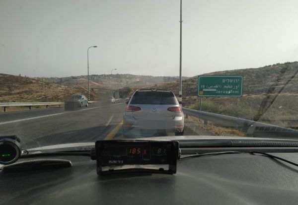 הנהג הערבי ש'טס' בכבישי יו"ש נעצר