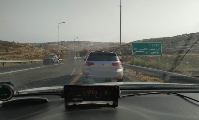  הנהג הערבי ש'טס' בכבישי יו"ש נעצר