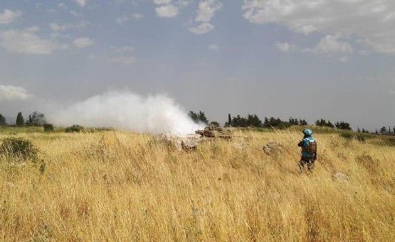 צפו: שני טנקים של צה"ל חצו את גדר הגבול עם לבנון