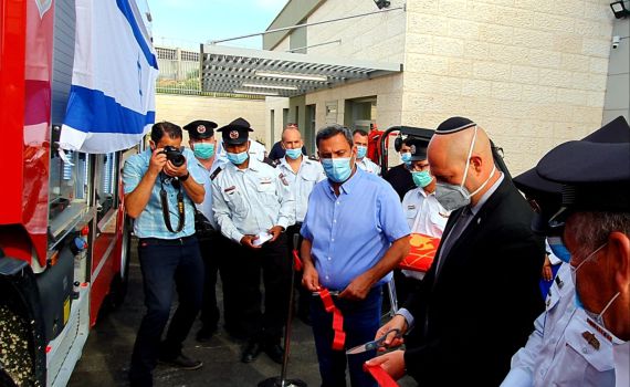 תחנת כיבוי אש חדשה נחנכה בשדרות