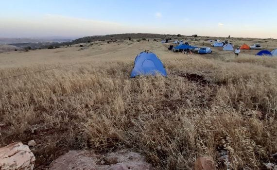 מאבק בתוכנית המאה: שבת בלב השטח למדינת פלסטין