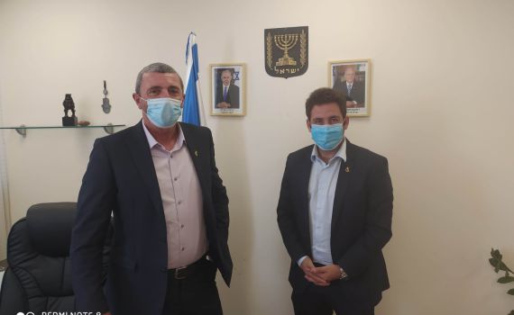 עופר ברקוביץ הציג לרב רפי את תכניתו לפיתוח ירושלים