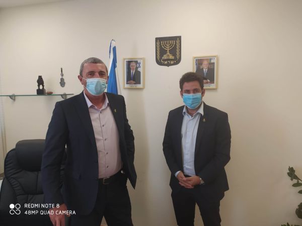 עופר ברקוביץ הציג לרב רפי את תכניתו לפיתוח ירושלים