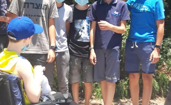 הפצוע האנוש חזר לראשונה לביתו בנווה צוף