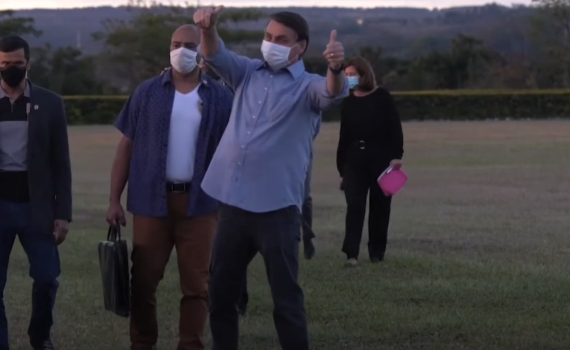 נשיא ברזיל יצא מבידוד: "נתגבר על המגפה"