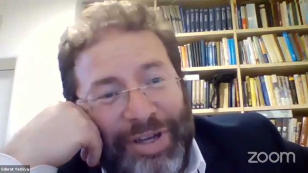 אופס: האקרים פרצו לשיעור הזום של הרב לונדין. צפו