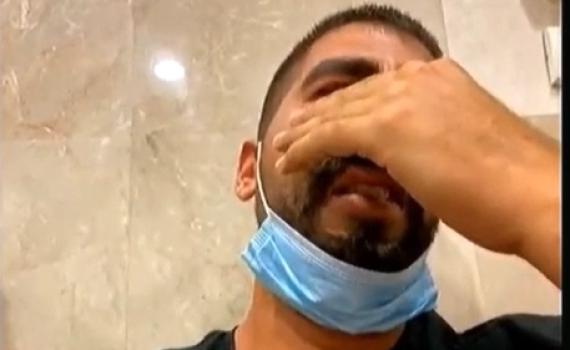 צפו: הצעיר שנעצר באלימות בגלל מסכה פרץ בבכי בדיון