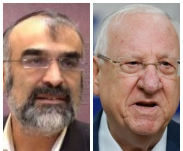 "המנורה והדגל מתביישים בדבריו של הנשיא ריבלין"