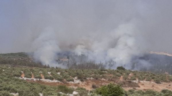 השריפה סמוך למבוא דותן: החל פינוי תושבים