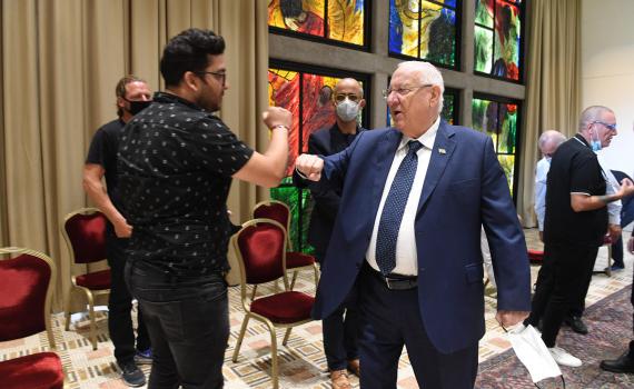 "הגענו לפת לחם": אנשי התרבות נפגשו עם הנשיא