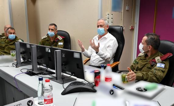 גנץ: "צה"ל יגיב בעוצמה עד השבת השקט לדרום"