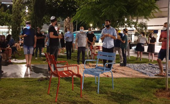 צפו: כך נראה כיכר דיזינגוף בתל אביב בקריאת איכה