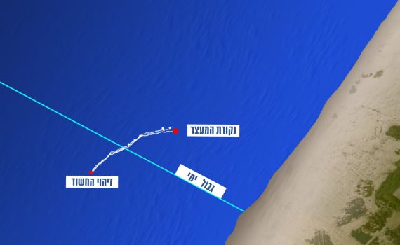 צפו: כך נעצר פעיל החמאס שחדר לישראל בשחיה