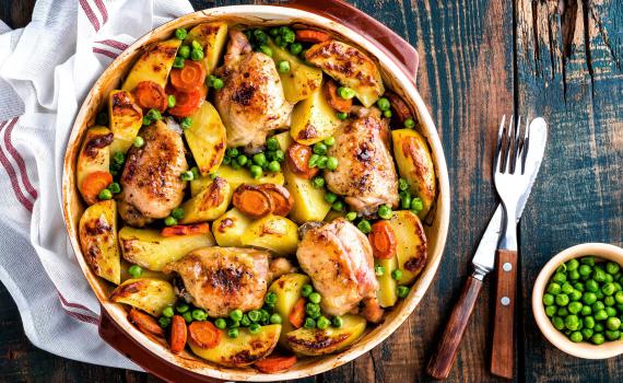 סורגים שבת: מתכון מושלם לעוף עסיסי עם ירקות