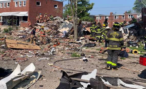 ארה"ב: הרוגה ו-3 פצועים בפיצוץ בבולטימור