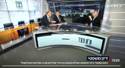 צפו: קלמן ליבסקינד והשופט לשעבר בעימות