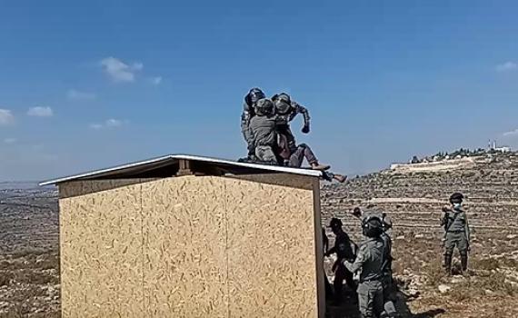 פינוי המאחז: אגרופים לפנים של נער הגבעות. תיעוד קשה