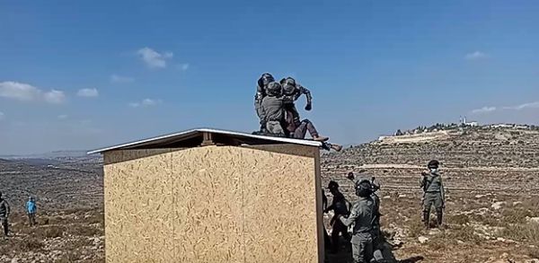 פינוי המאחז: אגרופים לפנים של נער הגבעות. תיעוד קשה