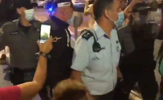 תנועות השמאל עתרו להרחיק את הקצין המכה מבלפור