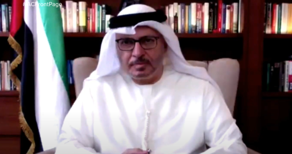 שר החוץ של האמירויות: "הסכם הנשק קדם לשלום"