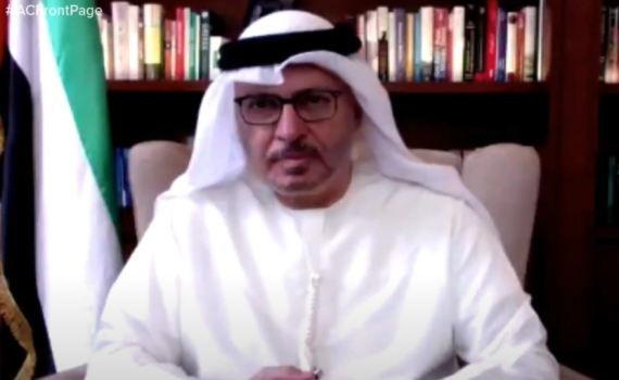 שר החוץ של האמירויות: "הסכם הנשק קדם לשלום"