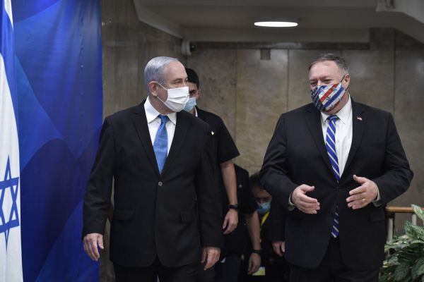 פומפאו לנתניהו: "נשמור על יתרונה הצבאי של ישראל"