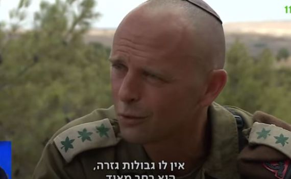 צפו: המח"ט הסרוג של גולני שי קלפר בראיון פרידה