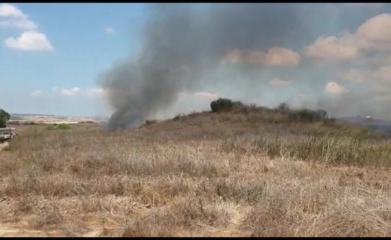 מרחף, נוחת ומצית שריפה: כך נראה בלון תבערה