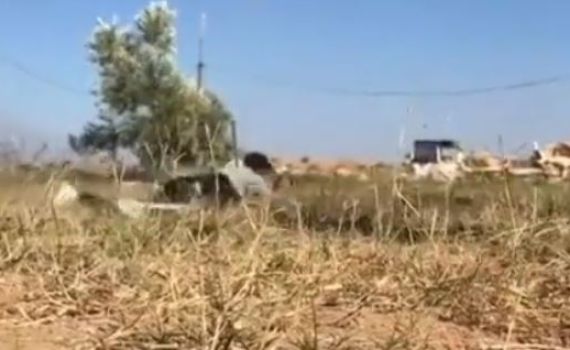 צפו: צה"ל יורה, המחבלים נמלטים בזחילה