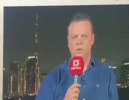 כתב חדשות 13 התמוטט בשידור חי. צפו