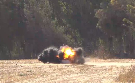 39 שריפות בעוטף עזה; בלון נפץ נוטרל. צפו בתיעוד