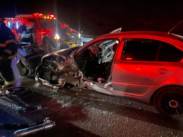 לכודה בתאונת דרכים סמוך לכוכב השחר