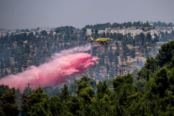 שלושה נעצרו בחשד להצתת השריפה בעין כרם
