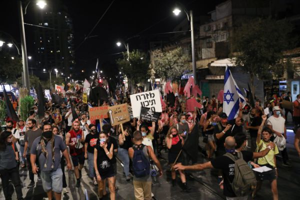מחאות ברסלב והשמאל התאחדו נגד נתניהו