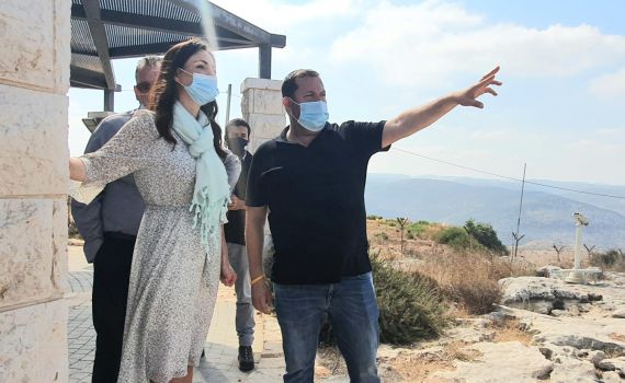 ינקלביץ' בשומרון: "השאיפה שלנו להחיל ריבונות"