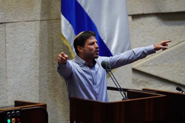 סמוטריץ': "אתם פה כי בן גוריון לא גמר את העבודה"