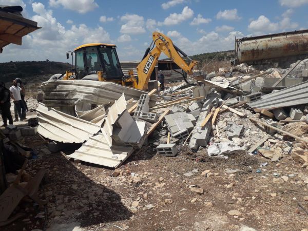 המנהל האזרחי בפעילות נגד עבודות לא חוקיות בשטח C