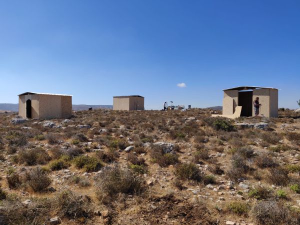 כוחות מג"ב מפנים את המאחז שהוקם לזכר הנרצח