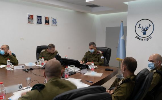 אחרי המתיחות, הרמטכל הגיע לסייר בגבול. צפו: