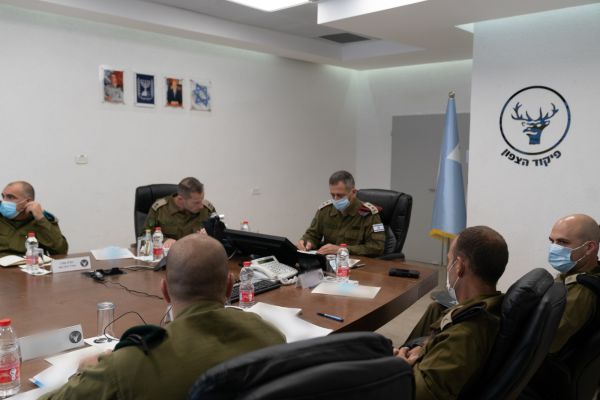 אחרי המתיחות, הרמטכל הגיע לסייר בגבול. צפו: