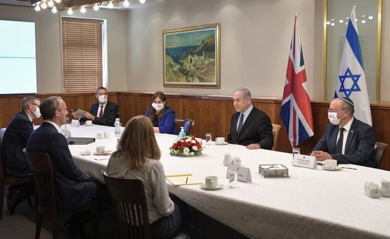 נתניהו לשר הבריטי: "מצפים לשינוי מדיניות נגד איראן"