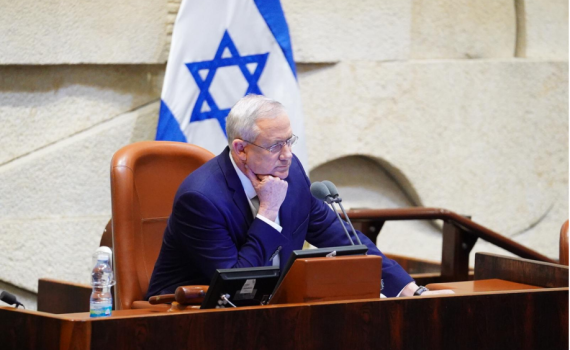 בני גנץ בירך את ג'ו ביידן וקמלה האריס על נצחונם