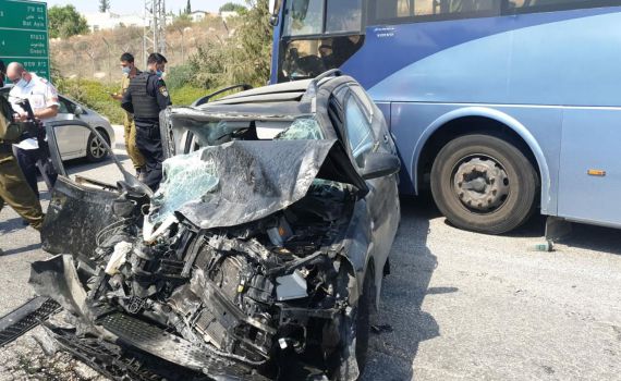 תאונת דרכים קשה בגוש עציון